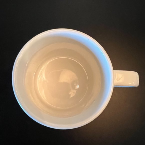 Letter "K" Monogram Initial Porcelain Cup Mug - Picture 5 of 6